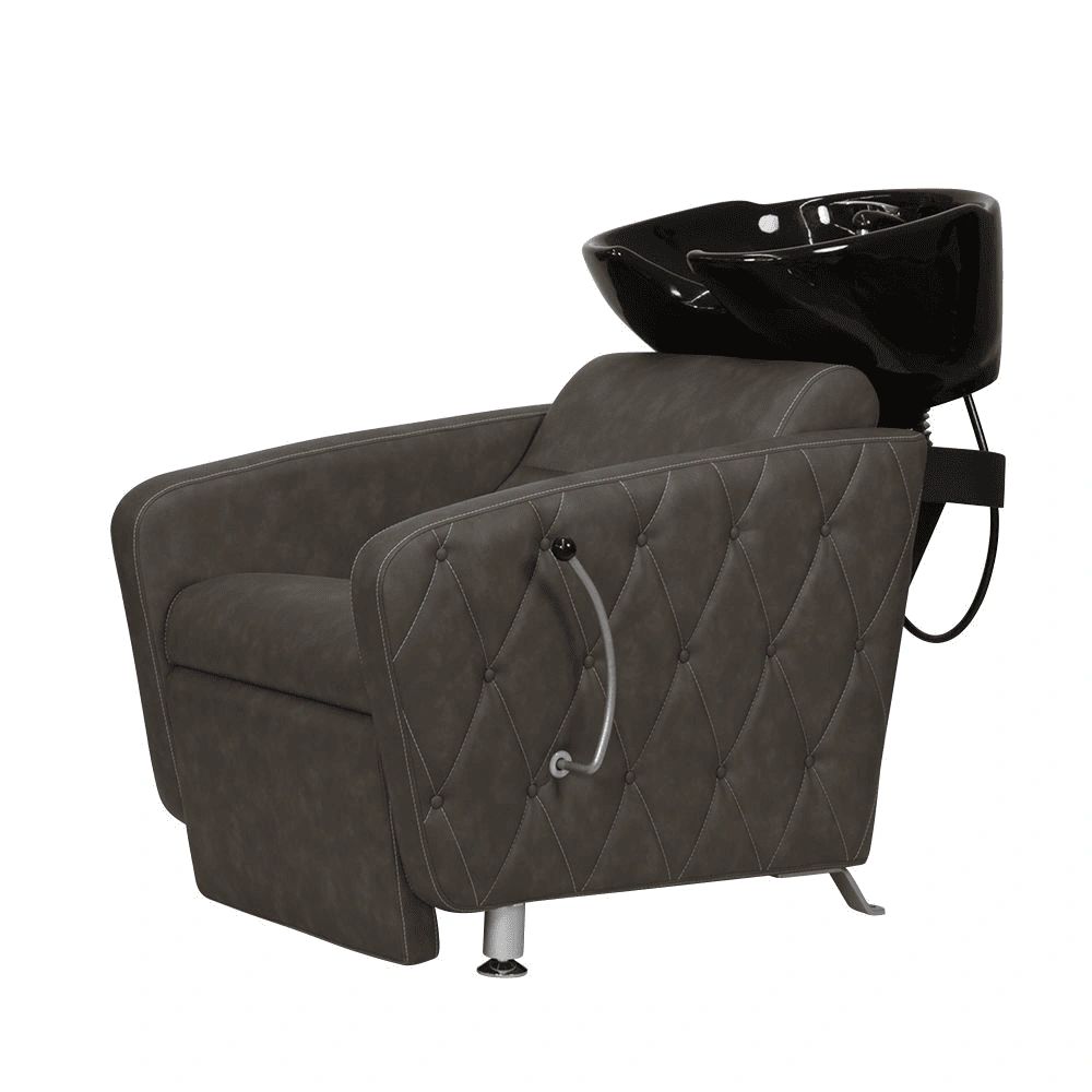 Парикмахерская мойка МД-123 с регулировкой ножной части, прострочкой и утяжкой - 0